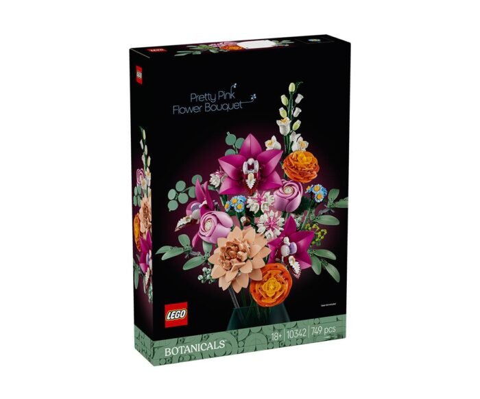 LEGO  Botanicals - Beautiful Pink Flower Bouquet , 10342 - Image 1
