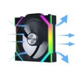 Вентилатор Lian Li UNI FAN SL Wireless ARGB PWM - 120 mm Черен - Image 2