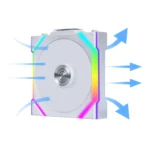 Вентилатори 3бр Lian Li UNI FAN SL Wireless ARGB PWM - 120 mm Бели + Контролер - Image 3