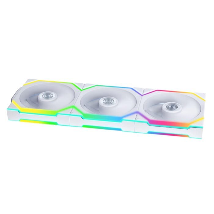 Вентилатори 3бр Lian Li UNI FAN SL Wireless ARGB PWM - 120 mm Бели + Контролер - Image 2