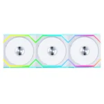 Вентилатори 3бр Lian Li UNI FAN SL Wireless ARGB PWM - 120 mm Бели + Контролер