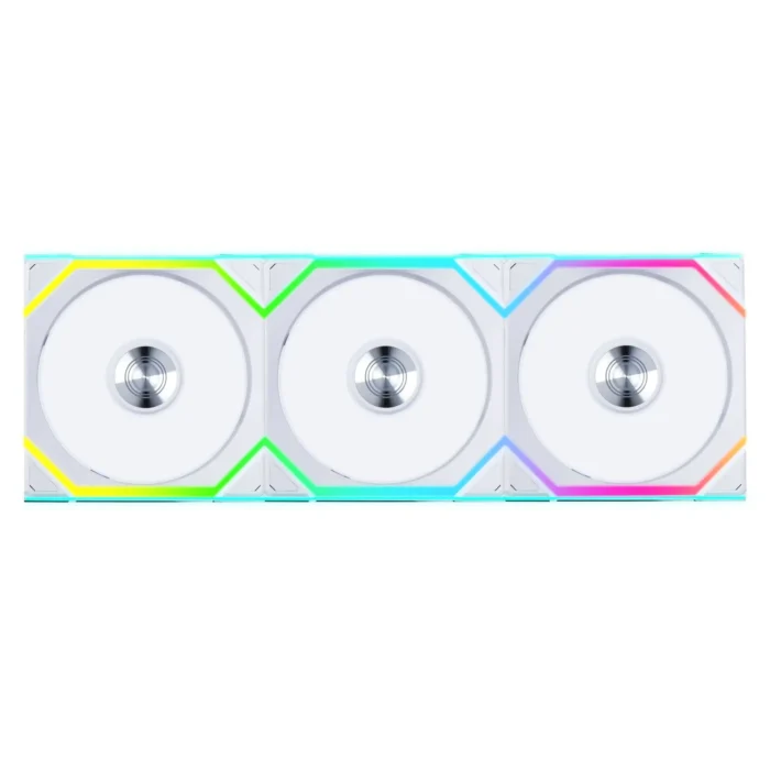 Вентилатори 3бр Lian Li UNI FAN SL Wireless ARGB PWM - 120 mm Бели + Контролер - Image 1