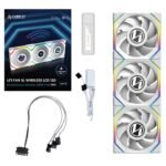 Вентилатори 3бр Lian Li UNI FAN SL Wireless LCD ARGB PWM - 120 mm Бели - Image 11