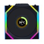 Вентилатори 3бр Lian Li UNI FAN SL Wireless LCD Reverse Blade ARGB PWM - 120 mm Черни - Image 4