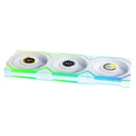 Вентилатори 3бр Lian Li UNI FAN SL Wireless LCD Reverse Blade ARGB PWM - 120 mm Бели - Image 2