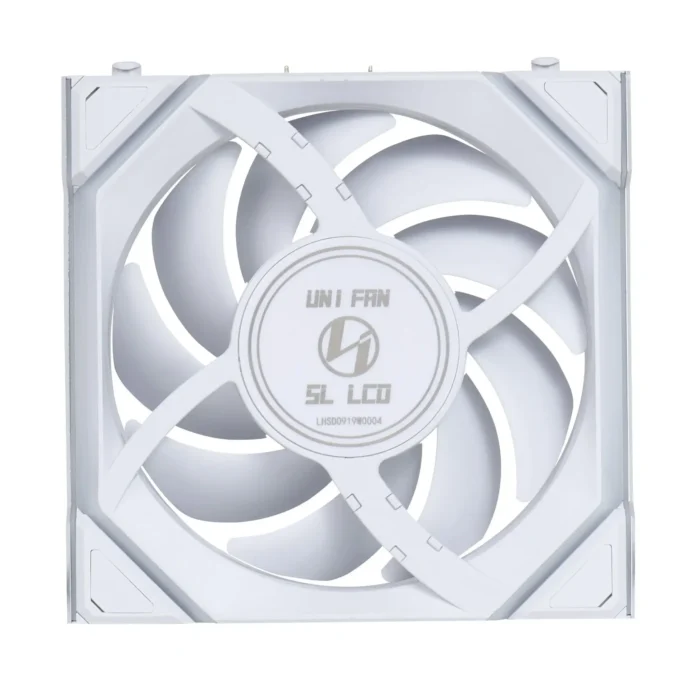 Вентилатори 3бр Lian Li UNI FAN SL Wireless LCD Reverse Blade ARGB PWM - 120 mm Бели - Image 7