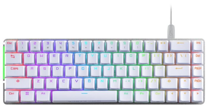 Геймърска Механична Клавиатура ASUS ROG Falchion Ace - Бяла - Image 1
