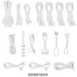 Захранващ блок Lian Li EDGE EG1300 White 1300W 80+ Platinum PCIe 5.1, ATX 3.1 - Image 8