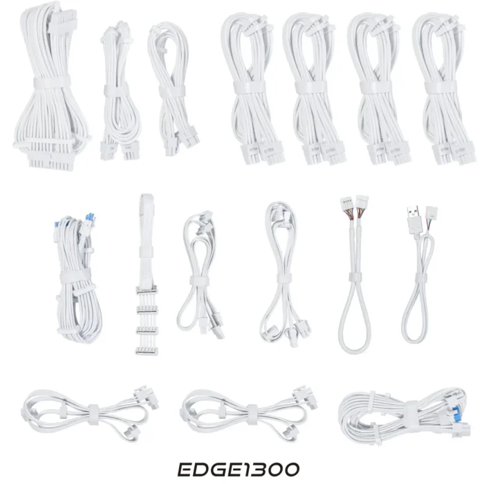 Захранващ блок Lian Li EDGE EG1300 White 1300W 80+ Platinum PCIe 5.1, ATX 3.1 - Image 8