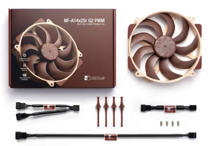 Вентилатор Noctua NF-A14x25r G2 PWM, 140mm - Image 4