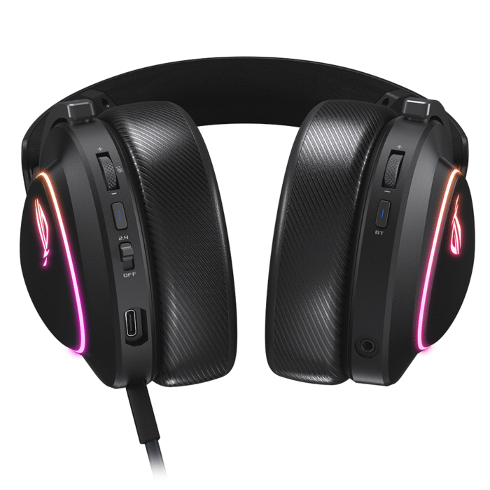 Геймърски безжични слушалки ASUS ROG Delta II - USB-C, Aura Sync RGB - Image 6