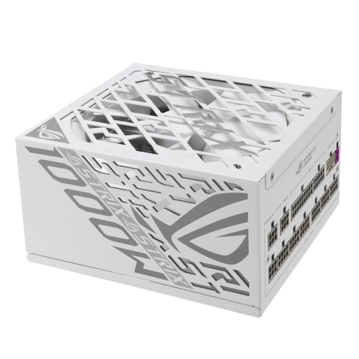 Захранващ блок ASUS ROG STRIX 1000W White Edition, 80+ Platinum PCIe 5.1, Fully Modular - Image 1