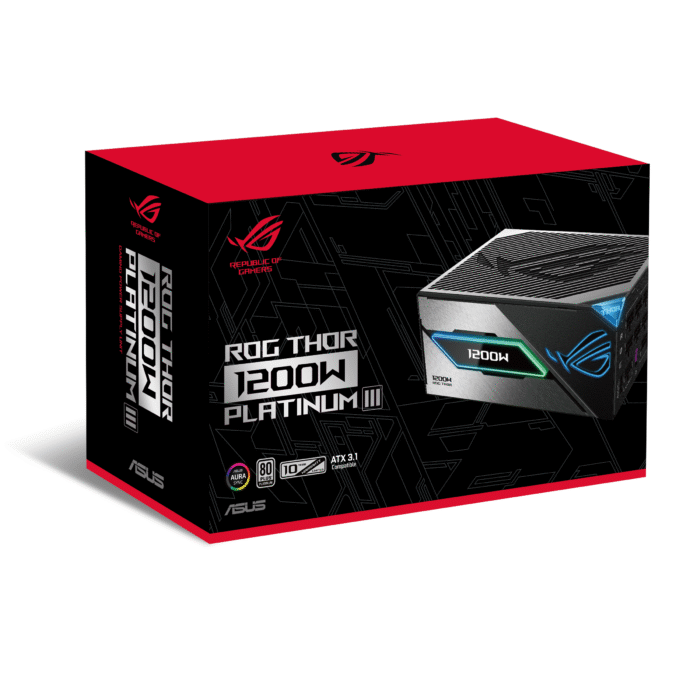 Захранващ блок ASUS ROG THOR III 1200W , 80+ Platinum PCIe 5.1, Fully Modular - Image 11