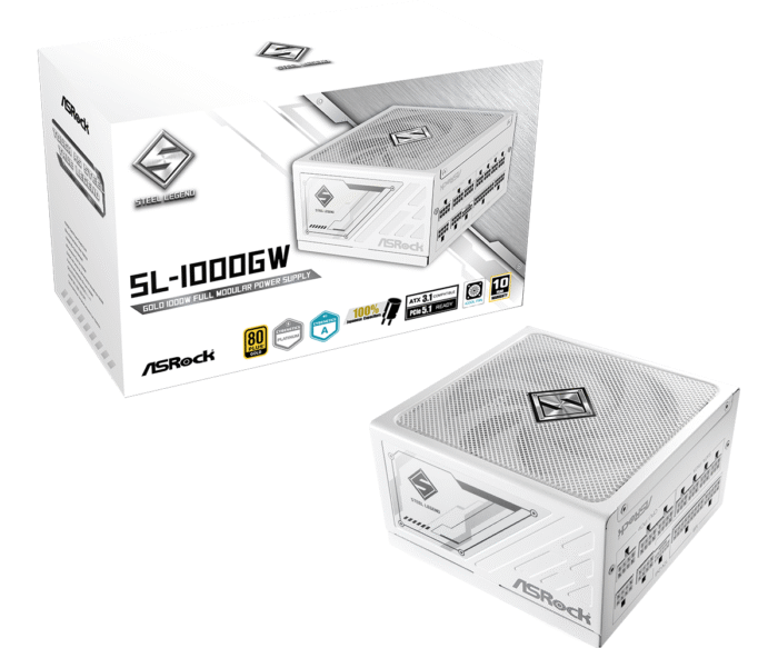 Захранващ блок ASRock Steel Legend White 1000W 80+ Gold - Image 6