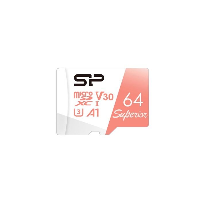 Карта памет Silicon Power Superior 64GB, microSDXC, Class 10, SD Adapter - Image 1