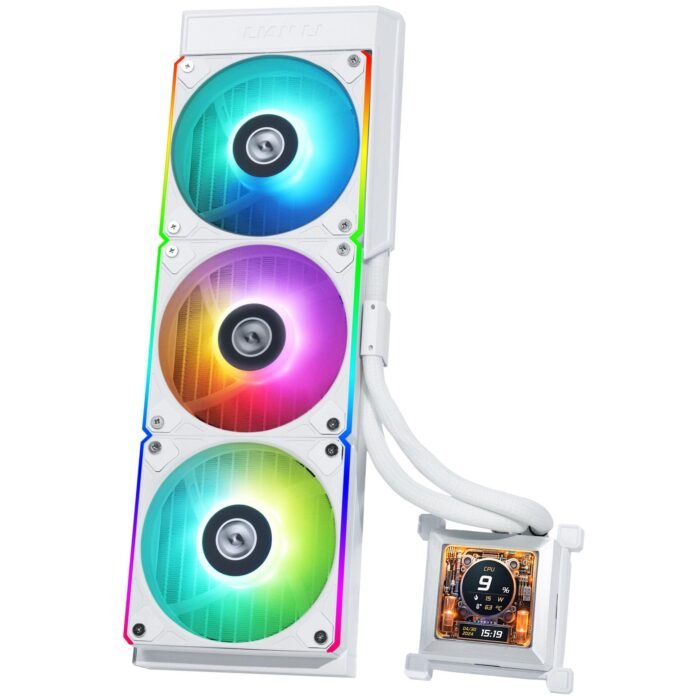 Охладител за процесор Lian Li HydroShift LCD 360 ARGB - White - Image 1