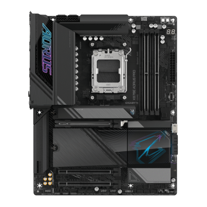 Дънна платка GIGABYTE X870E AORUS PRO WIFI 7, Socket AM5 - Image 1