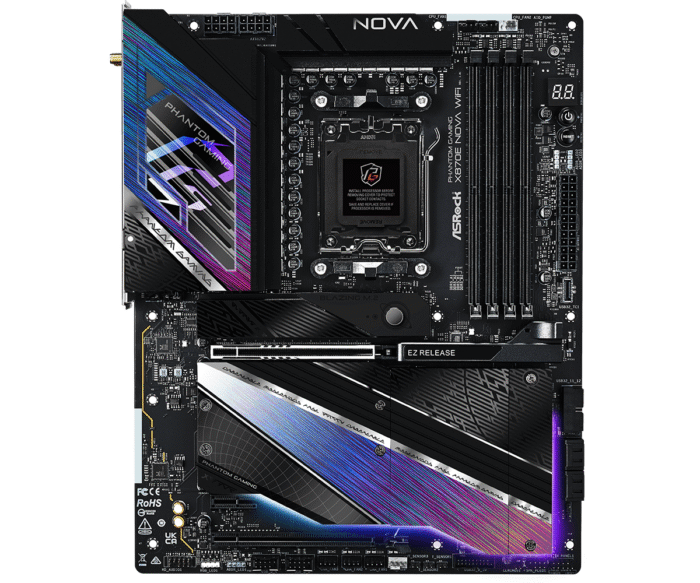 Дънна платка ASROCK X870E PG NOVA WIFI, Socket AM5 - Image 1