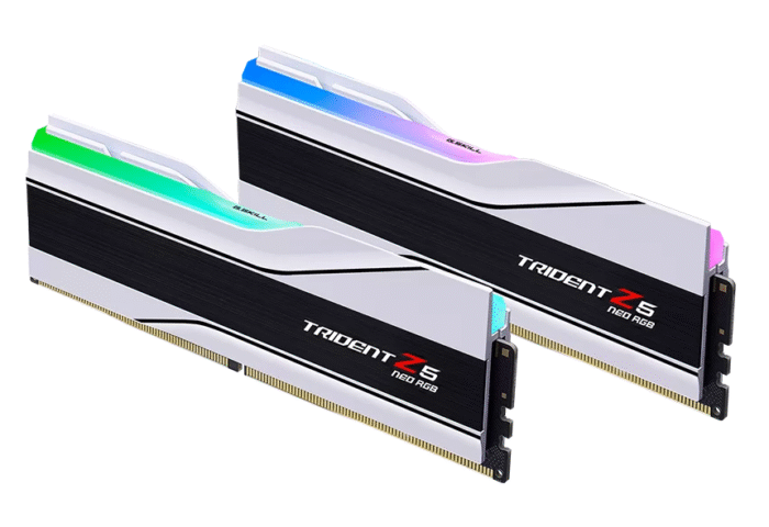 Памет G.SKILL Trident Z5 Neo RGB White 64GB(2x32GB) DDR5 6000MHz CL26 - AMD EXPO - Image 1