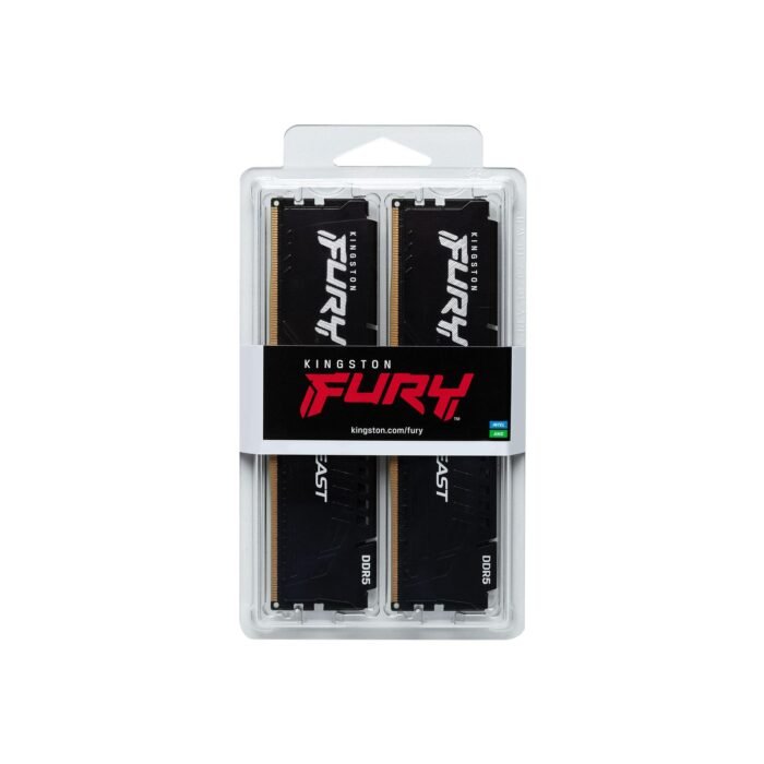 Памет Kingston FURY Beast Black 64GB(2x32GB) DDR5 5200MHz CL40 - Image 3