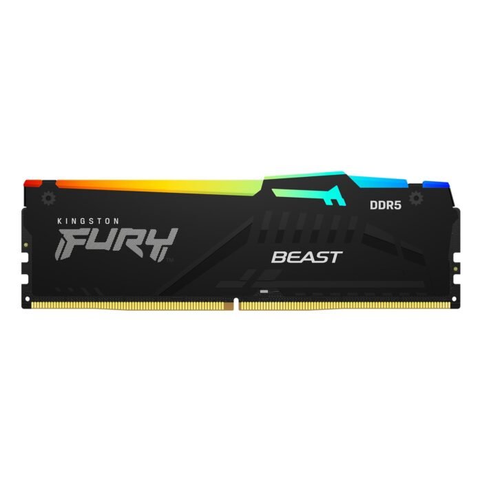 Памет Kingston FURY Beast Black RGB 64GB(2x32GB) DDR5 5600MHz CL40 - Image 2