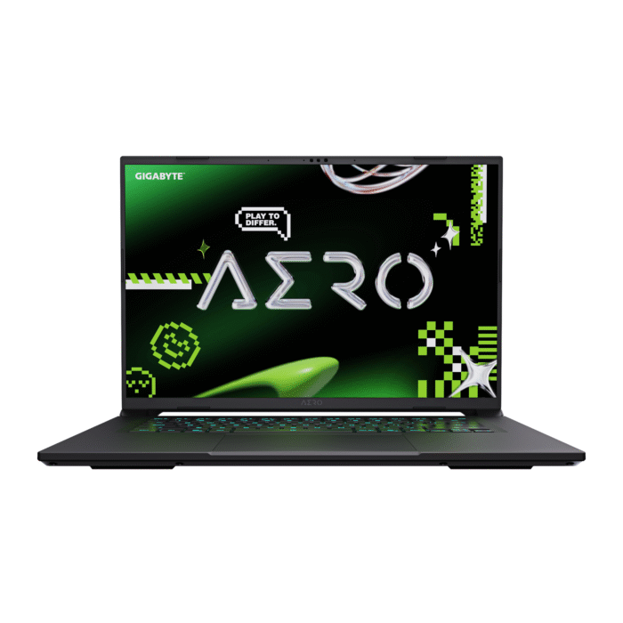 Лаптоп GIGABYTE AERO X16 WH93EEC64DH - 16" inch IPS 165Hz,  AMD Ryzen Al 7 350, 2x16GB DDR5, 1TB SSD Gen4, RTX 5070, Win 11 Home - Сив - Image 1