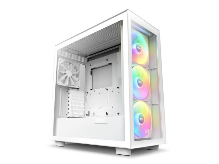 Кутия NZXT H7 Elite 2023 Matte White Mid-Tower - Image 1