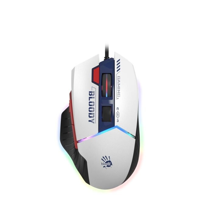 A4tech Bloody W95Max Sports Navy RGB Light Геймърска мишка, 12000cpi - Image 1