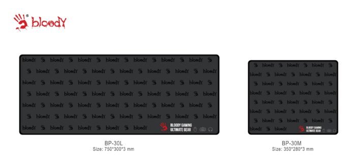 Геймърски пад за мишка Bloody BP-30L, XL размер, 750 x 300 x 3mm - Image 3