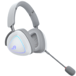 Геймърски безжични слушалки ASUS ROG Delta II White - USB-C, Aura Sync RGB - Image 3