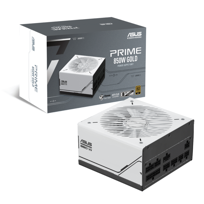 Захранващ блок ASUS PRIME 850W, 80+ Gold PCIe 5.1, Fully Modular - Image 11
