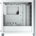 Кутия Corsair iCUE 4000X RGB Mid Tower, Tempered Glass, Бяла - Image 3