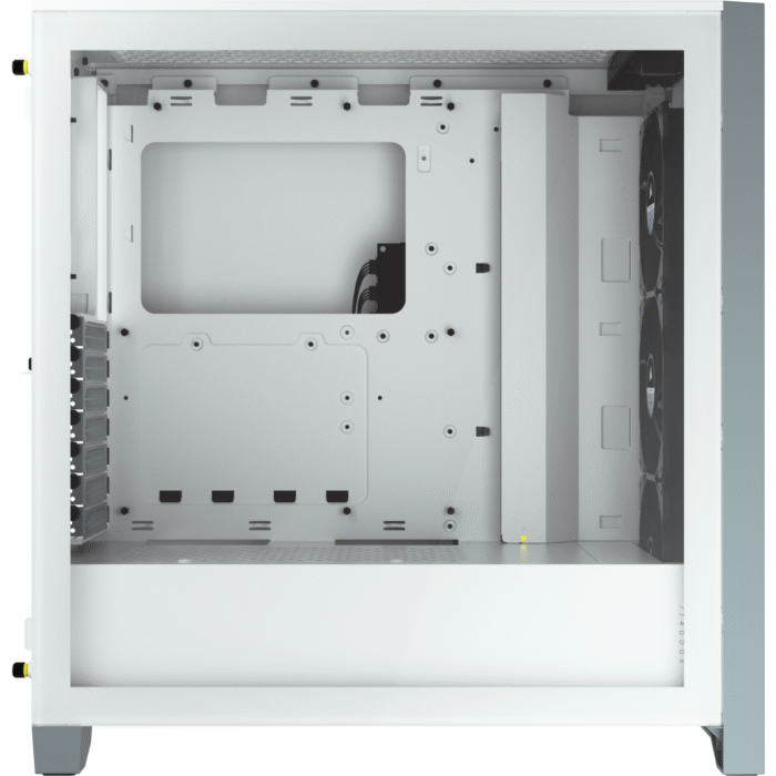Кутия Corsair iCUE 4000X RGB Mid Tower, Tempered Glass, Бяла - Image 3