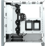 Кутия Corsair iCUE 4000X RGB Mid Tower, Tempered Glass, Бяла - Image 5