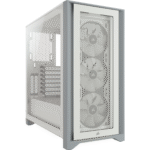 Кутия Corsair iCUE 4000X RGB Mid Tower, Tempered Glass, Бяла - Image 8