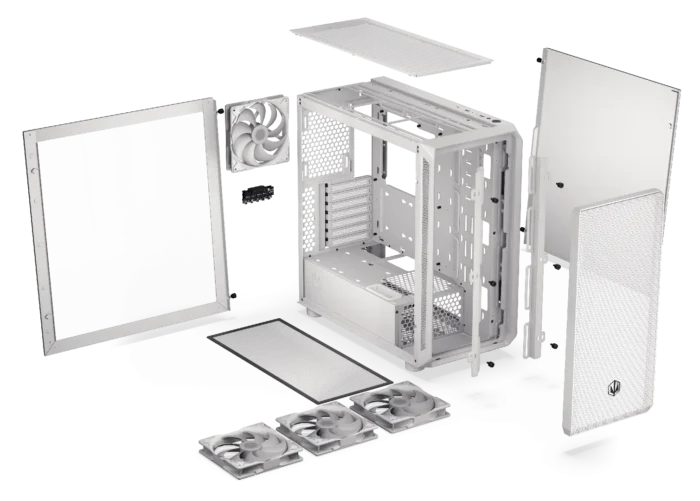 Кутия ENDORFY ARX 700 ARGB White - Middle Tower - Image 15