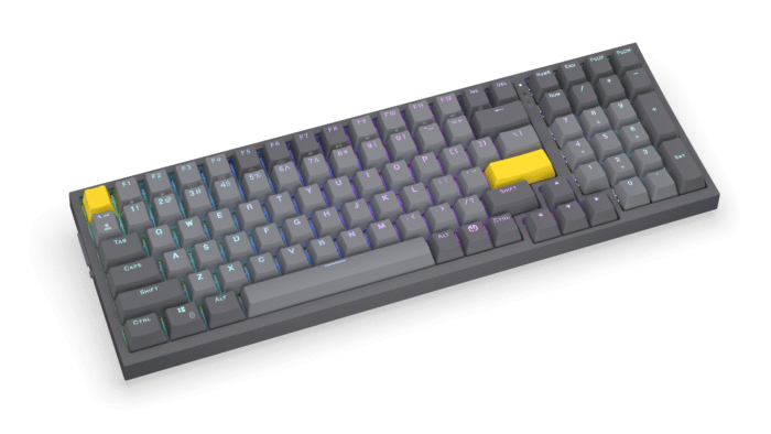 Геймърскa безжична механична клавиатура ENDORFY Celeris 1800 - Endorfy Yellow Switch - Full Size - Image 3