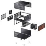 Кутия Jonsbo N5 NAS E-ATX - Black - Image 12
