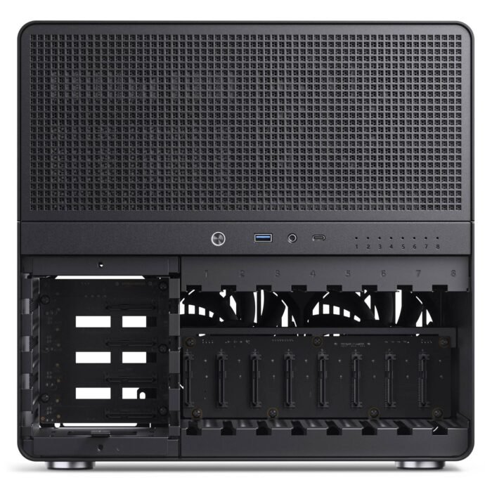 Кутия Jonsbo N5 NAS E-ATX - Black - Image 11