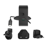 j5create JUP25102V Зарядно 220V-  GaN 102W  USB-C 2порта- за лаптопи, таблети, телефони - Image 2