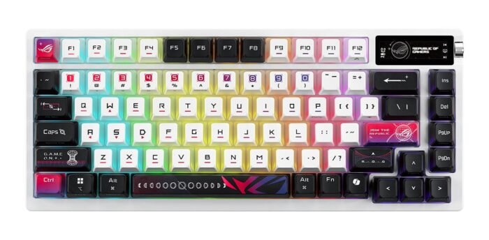 Геймърска безжична Клавиатура ASUS ROG Azoth X - White - Image 2