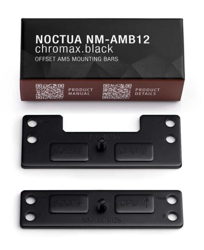 Noctua Mounting Kit NM-AMB12 Chromax. Black - Image 2