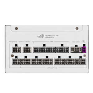Захранващ блок ASUS ROG STRIX 1000W White Edition, 80+ Platinum PCIe 5.1, Fully Modular - Image 10