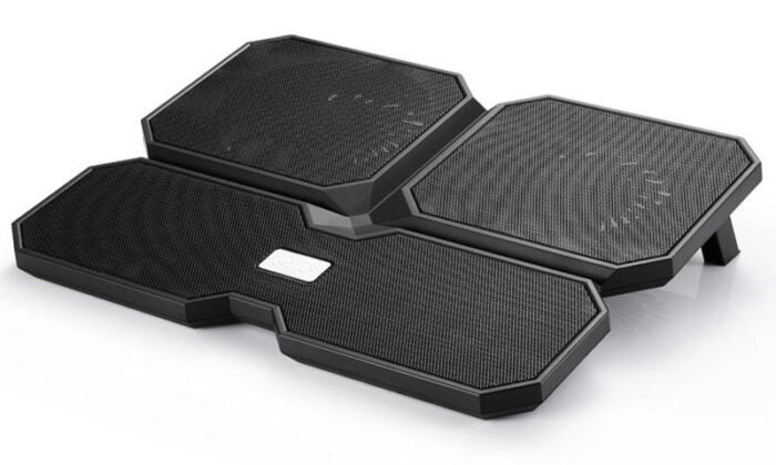 Охладител за лаптоп DeepCool Multi Core X6, 15.6", 2x140+100 mm, Черен - Image 1