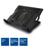 Охладител за лаптоп ACT, До 17", С един вентилатор, 2 x USB хъб, Черен - Image 2
