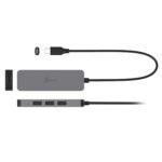 Поставка за лаптоп j5create JTS223, 4 портов USB-C хъб, Алуминиева - Image 4