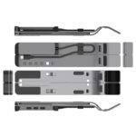 Поставка за лаптоп j5create JTS223, 4 портов USB-C хъб, Алуминиева - Image 3