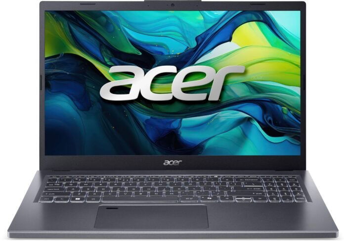 Лаптоп Acer Aspire 5 A15-51M - 15.6" FHD IPS, Intel Core 5-120U, 16GB LPDDR5 RAM, 1TB SSD, Free DOS - Image 1