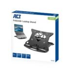Сгъваема лека поставка за лаптоп ACT AC8150, 7 позиции, Черен - Image 14