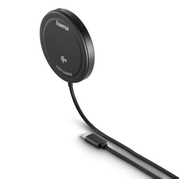 HAMA Безжично зарядно устройство Qi2, 15 W, черно, за Apple - Image 2